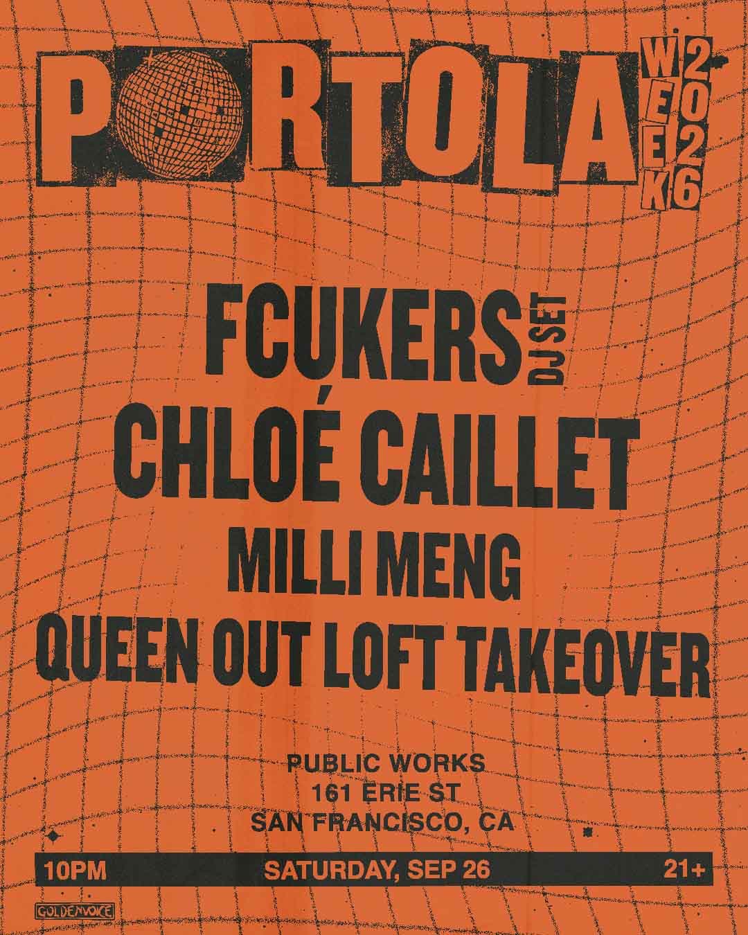 Fcukers @ Portola Afterparty poster